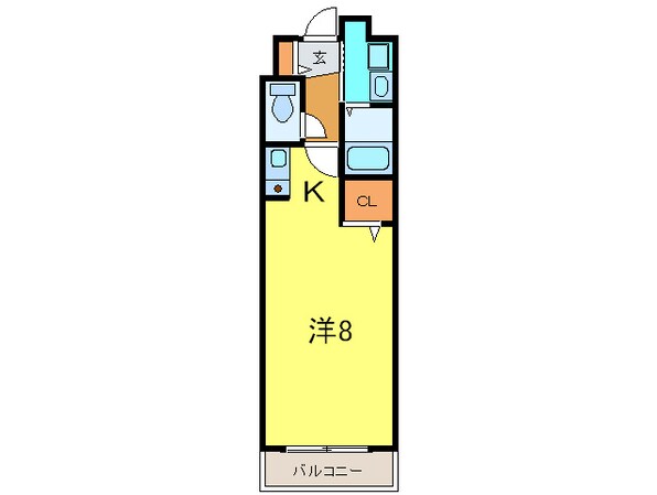 クレメント昆陽の物件間取画像